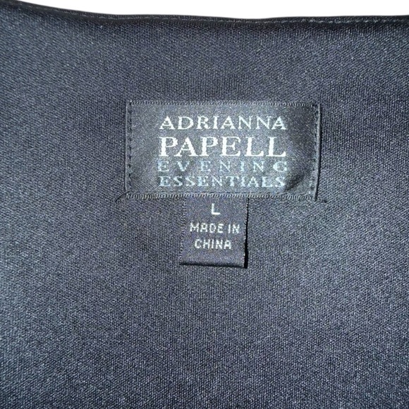 ADRIANNA PAPELL Evening Essentials Tank - Black Large - Picture 5 of 12